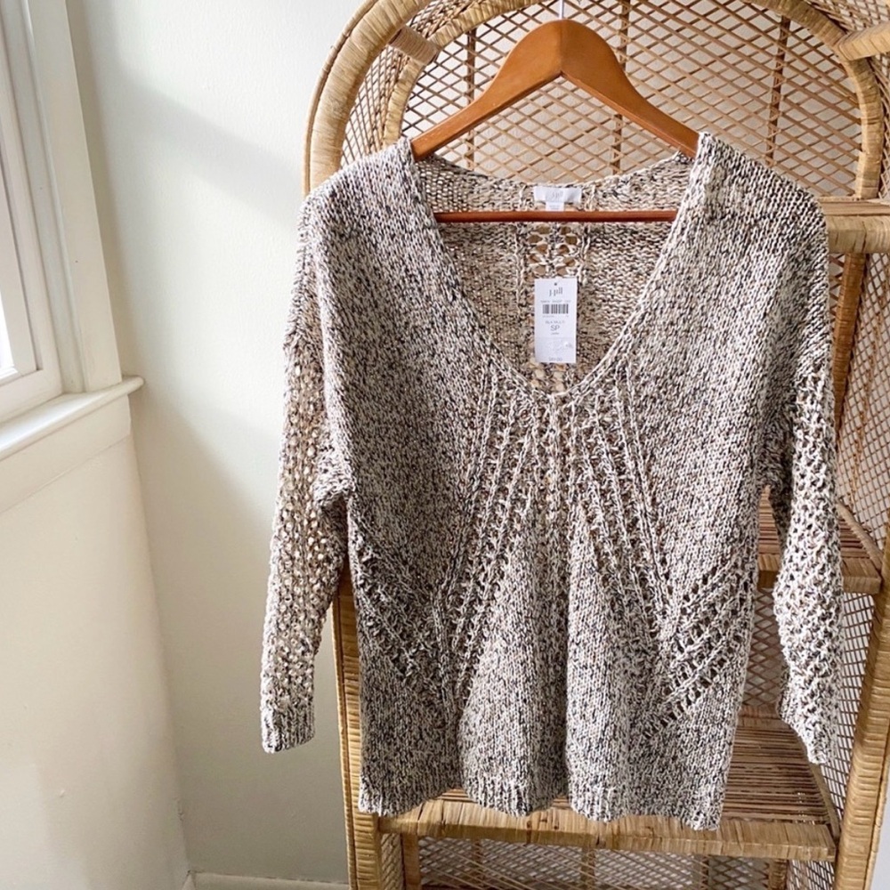 J Jill Gray Knit Women's Top